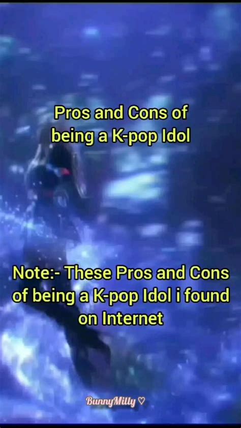 The Pros And Cons Of A Kpop Idol .